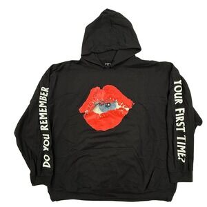 The Kid LAROI EOTW Tour 2022 Hoodie Black Graphic Sweatshirt Mens XXL